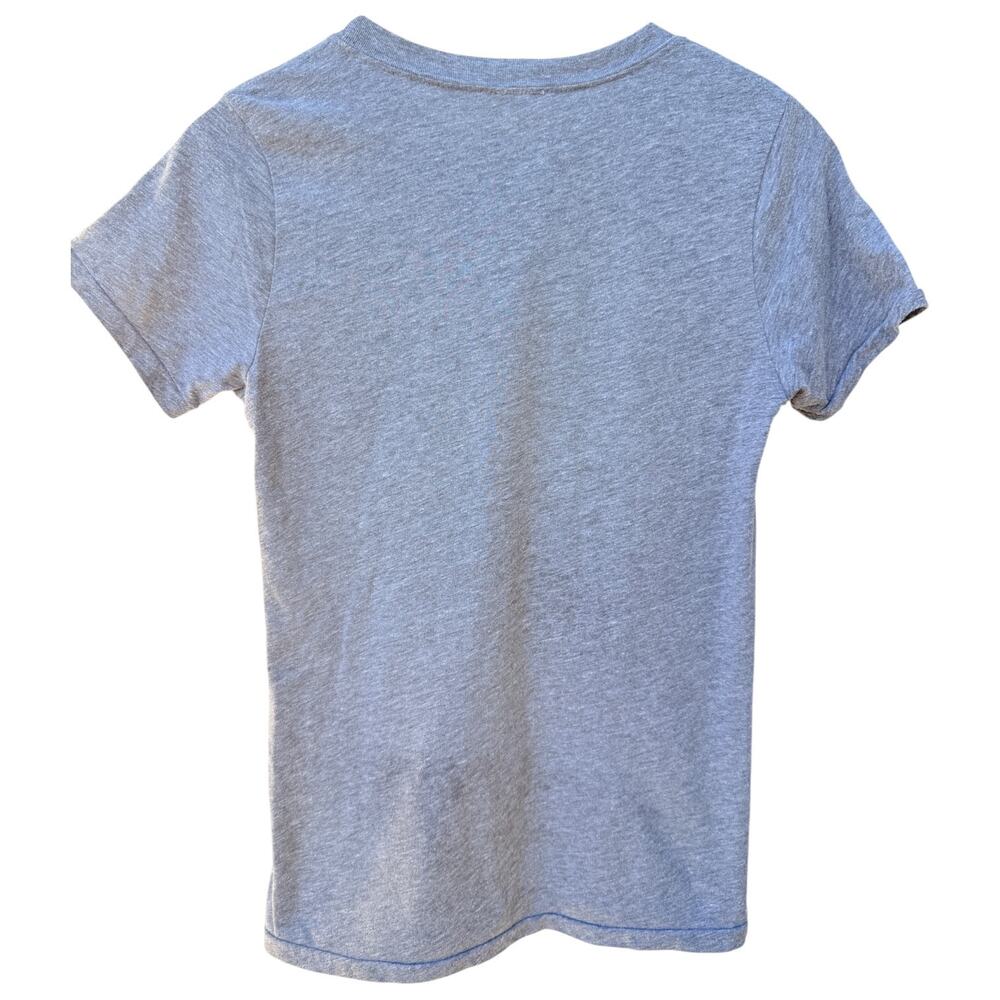 Kansas Jayhawks KU Mascot T Shirt Womens Medium Gray NCAA College Tee - Picture 2 of 4